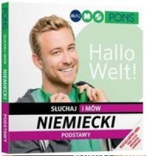 Okładka książki Słuchaj i mów Niemiecki Podstawy PONS