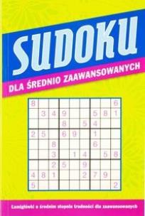 Okładka książki Sudoku dla średnio zaawansowanych