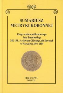 Opakowanie Sumariusz metryki koronnej tom VII