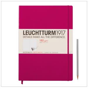 Opakowanie Szkicownik Master gładki malinowy