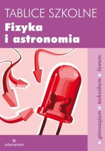 Okładka książki Tablice szkolne Fizyka i astronomia w.2014