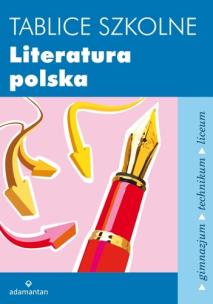 Okładka książki Tablice szkolne Literatura polska w.2014