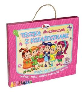 Okładka książki Teczka dla dziewczynki z książeczkami