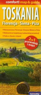Opakowanie Toskania Florencja Siena Piza 2w1 przewodnik i mapa