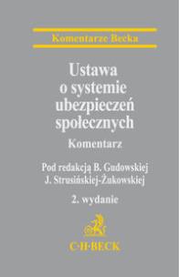 Okładka książki Ustawa o systemie ubezpieczeń społecznych Komentarz