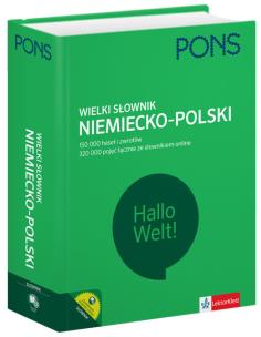 Okładka książki Wielki słowniki niemiecko-polski PONS