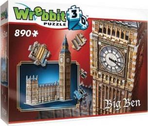 Opakowanie Wrebbit puzzle 3D 890 el Big Ben