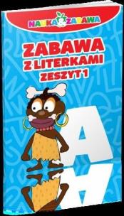 Zabawa z literkami - zeszyt 1 DAMIDOS. Autor: Iwona Czarkowska. Multiszop.pl Okładka książki Zabawa z literkami - zeszyt 1 DAMIDOS
