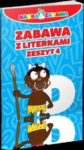Zabawa z literkami - zeszyt 4 DAMIDOS. Autor: Iwona Czarkowska. Multiszop.pl Okładka książki Zabawa z literkami - zeszyt 4 DAMIDOS