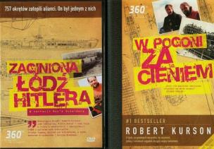 Okładka książki Zaginiona łódź Hitlera / W pogoni za cieniem - DVD