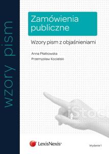 Okładka książki Zamówienia publiczne Wzory pism z objaśnieniami