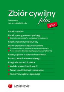 Opakowanie Zbiór cywilny PLUS 2014 K.C., K.P.C., K.R.O., P.P.M., K.S.C., A.S.C., K.W.H., K.S.H., P.U.N.