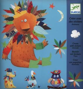 Opakowanie Zestaw artystyczny z naklejkami - Zwierzątka