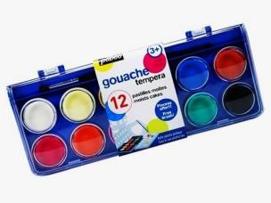 Opakowanie Zestaw farb goauche 12 kolorów