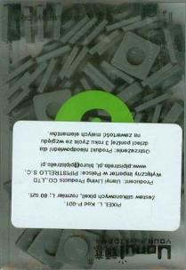 Opakowanie Zestaw pixeli rozmiar L grafitowe