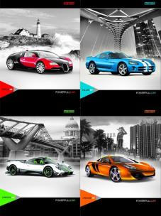 Opakowanie Zeszyt A5 Top-2000 w linie 60 kartek Powerfull Car Mix