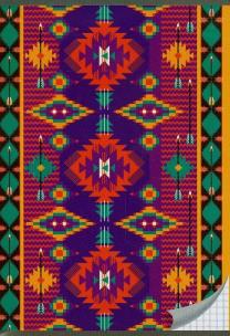 Opakowanie Zeszyt A5 w kratkę 96 kartek Gobelin