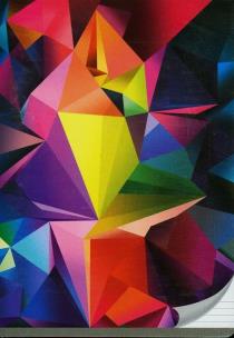 Opakowanie Zeszyt A5 w linie 60 kartek Kryształy