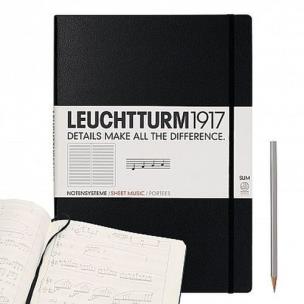 Opakowanie Zeszyt nutowy Master Slim czarny