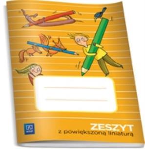 Okładka książki Zeszyt z powiększoną liniaturą