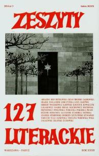 Opakowanie Zeszyty literackie 127/3/2014