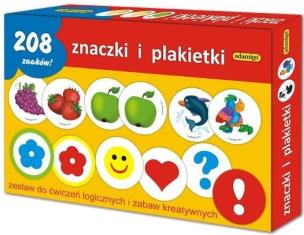 Opakowanie Znaczki i plakietki - zestaw edukacyjny