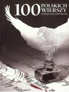 Okładka książki 100 polskich wierszy. Antologia poezji