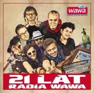 Okładka książki 21 lat Radia WAWA