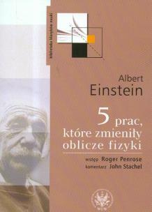 Okładka książki 5 prac które zmieniły oblicze fizyki
