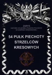 Okładka książki 54 Pułk Piechoty Strzelców Kresowych