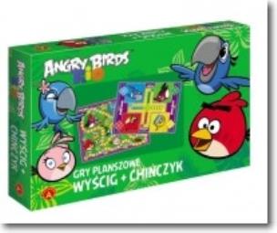 Okładka książki Angry Birds Rio. Gra 2w1 Wyścig + Chińczyk ALEX
