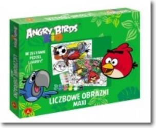 Okładka książki Angry Birds Rio. Liczbowe obrazki maxi  ALEX