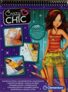 Okładka książki Crazy Chic. Szkicownik. Kolekcja letnia