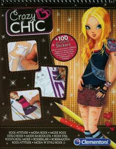 Okładka książki Crazy Chic. Szkicownik. Moda Rock