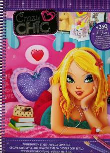 Okładka książki Crazy Chic. Szkicownik. Projektowanie Wnętrz