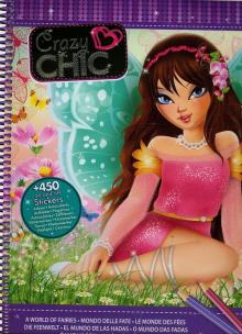 Okładka książki Crazy Chic. Szkicownik. Świat Wróżek