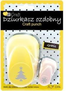 Okładka książki DZIURKACZ OZDOBNY 3,7 CM CHOINKA BPZ-DP CRAFT