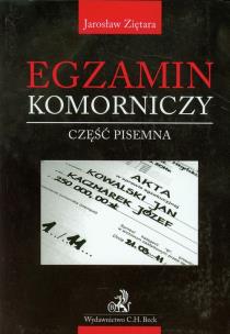 Okładka książki Egzamin komorniczy część pisemna