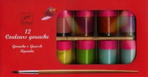 Opakowanie Farby plakatowe 12 kolorów różowe