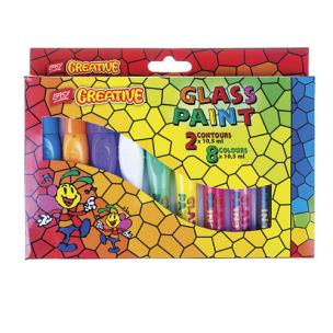 Opakowanie Farby witrażowe 10x10,5 ml