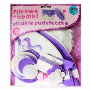 Okładka książki Filcowe słodkie pudełeczka - fioletowe