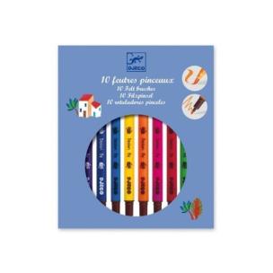 Opakowanie Flamastry dwustronne 10szt niebieskie