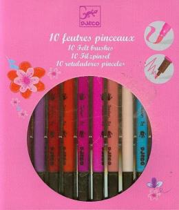 Opakowanie Flamastry dwustronne 10szt różowe