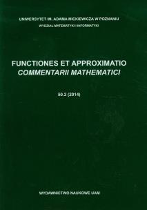 Opakowanie Functiones et approximatio 50.2