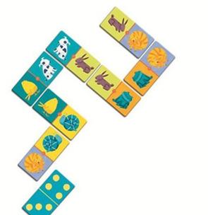 Opakowanie Gra domino - Kolory