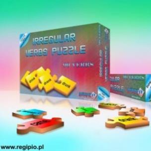 Opakowanie Gra - Ireegular verbs puzzle REGIPIO