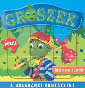 Opakowanie Groszek idzie na spacer 3 układanki edukacyjne