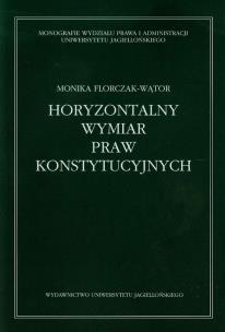 Okładka książki Horyzontalny wymiar praw konstytucyjnych