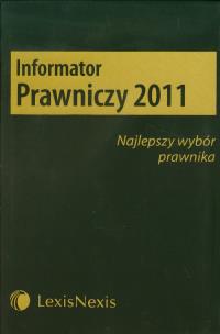Opakowanie Informator Prawniczy 2011 Najlepszy wybór prawnika B6 czarny