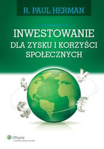 Okładka książki Inwestowanie dla zysku i korzyści społecznych
